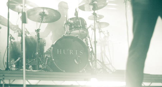 Hurts live show shot for Brighton SOURCE magazine, Brighton's best music, arts and listings magazine.