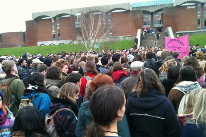 Sussex Univeristy Student Occupation Demo