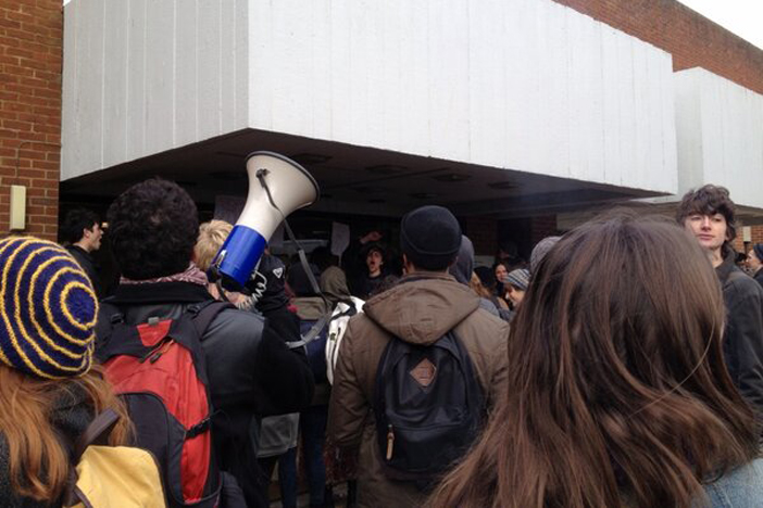 Sussex Univeristy Student Occupation Demo