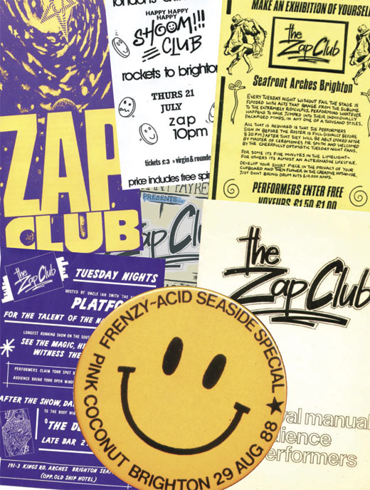 Zap club flyer in Brighton SOURCE at www.brightonsource.co.uk Brighton’s best listings, music and culture magazine 