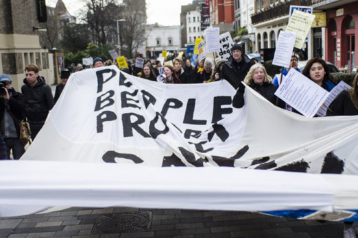 Brighton NHS Protest