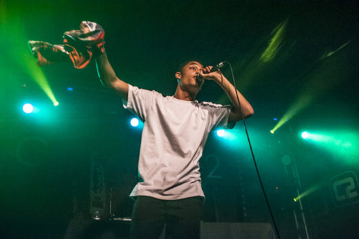 Loyle Carner performing live at Concorde 2, Brighton East Sussex, 6 October 2016