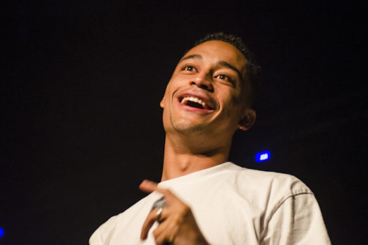 Loyle Carner performing live at Concorde 2, Brighton East Sussex, 6 October 2016