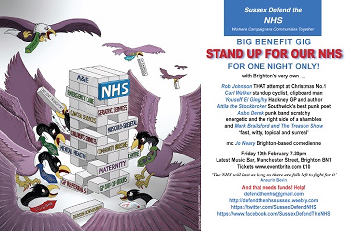 Stand Up For Our NHS | Brighton Source