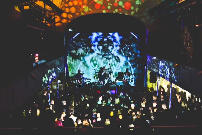 Main stage at Lewes Psychedelic Festival