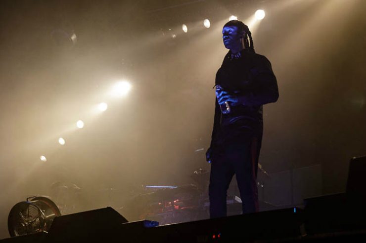 A photo of The Prodigy playing the Brighton Centre taken for Brighton Source by Sam Sesemann