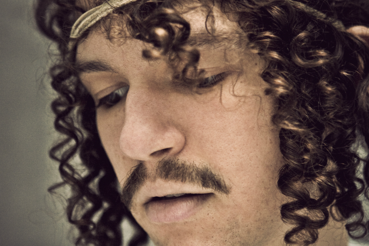 A photo showing Darwin Deez ahead of his show at Concorde 2 in Brighton