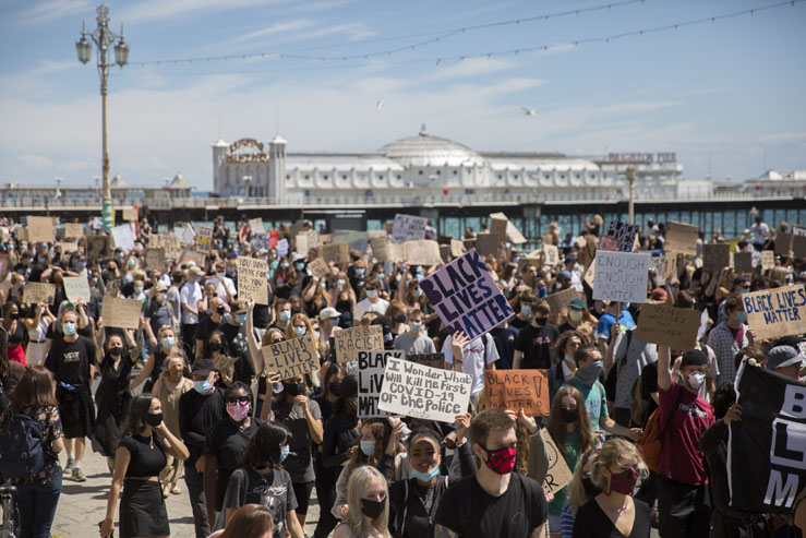 Black Lives Matter BLM Protest Brighton Source Time for Heroes Photography Ashley Laurence