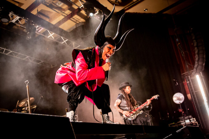 Skunk Anansie on stage at Brighton Dome