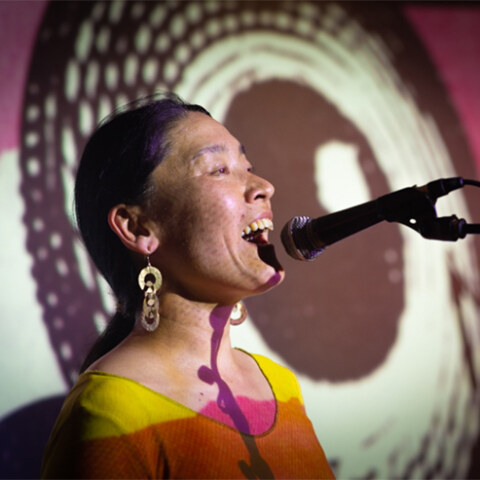 Yama Warashi performing at the Rosehill, Brighton
