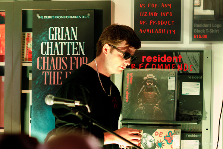 Grian Chatten - Resident Records - Brighton Source - Time for Heroes Photography - Ashley Laurence